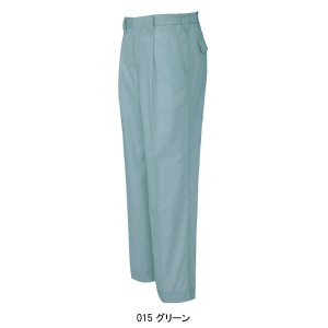 作業服春夏用 アイトスAITOZ AZ-3450 シャーリングワークパンツ(1タック) 清涼 混紡 綿・ポリエステル