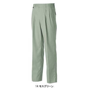 タカヤTAKAYA KM-1551 作業服オールシーズン用 ツータックパンツ・ズボン 帯電防止JIS規格対応 混紡 綿・ポリエステル