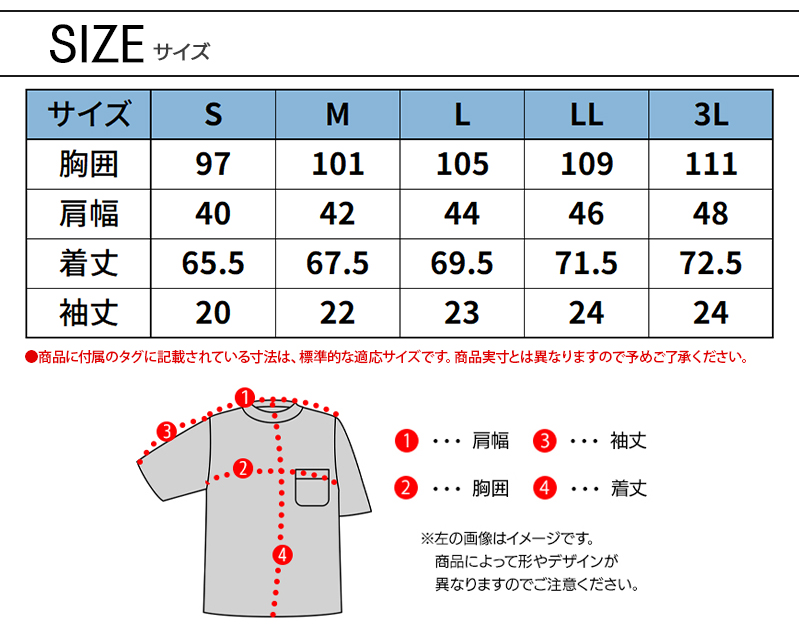 サイズ表