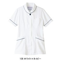 ユニフォーム ホワイトプロス WHITE PLOS  ジャケット半袖(TU-J305WH) 862176 レディース  サービス 帯電防止S- 3L