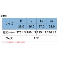 AITOZ 安全長靴 紐 長靴ショート 男性 AZ-4716 アイトス M(25.0)-3L(28.0)