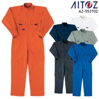 AITOZ 長袖つなぎ 作業服 通年用 メンズ AZ-553702 アイトス 作業着 S-5L