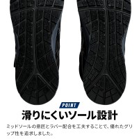 asics 安全靴・安全スニーカー マジック ハイカット おしゃれ 防寒 耐滑 耐油 男女兼用 cp302-hrb アシックス 限定カラー 1273A098 HRBウィンジョブ 22.5-30cm