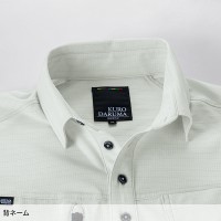 【2024春夏新作】 KURODARUMA 長袖ポロシャツ シーズン ユニセックス 25686 クロダルマ 作業服 作業着 SS-6L