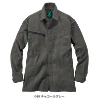 【2024春夏新作】 Z-DRAGON エコ製品制電ストレッチ長袖シャツ 作業服 春夏用  男女兼用 76804 自重堂 作業着 SS-5L