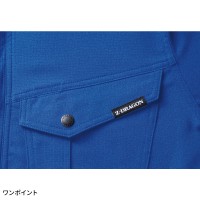 【2024春夏新作】 Z-DRAGON 製品制電ストレッチ長袖ジャンパー 作業服 シーズン ユニセックス 76900 自重堂 作業着 SS-5L