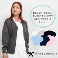 介護・ケア・ユニフォームWHISEL ホワイセル  カーディガン WH90019 レディース  介護・ケア・ユニフォームS-4L