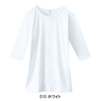 介護・ケア・ユニフォームWHISEL ホワイセル  七分袖インナーTシャツ WH90029 メンズ レディース  介護・ケア・ユニフォームSS-3L