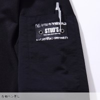 【2024秋冬新作】 STUD'S 異素材MIXハーフジップブルゾン秋冬用 メンズ S9510 桑和 作業服 作業着 S-4L