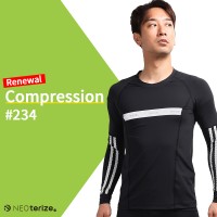 【2024春夏新作】 NEOterize シャツコンプレッション シーズン 男性 234 ネオテライズ インナー 作業服 作業着 S-3L