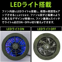 【2024春夏新作】 NEOterize AirDUCT LEDファンユニットセット 作業服   ad-200 ネオテライズ 作業着 F