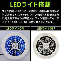 【2024春夏新作】 NEOterize AirDUCT LEDファンユニットセット 作業服   ad-201 ネオテライズ 作業着 F