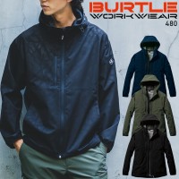 【2024秋冬新作】 BURTLE フーディジャケット 防寒着 男女兼用 480 バートル 作業服 作業着 S-3XL