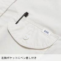 ユニフォーム Lee リー  メンズシャンブレー長袖シャツ LCS46003 メンズ  サービスS- XXL