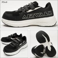 AIRWALK 安全靴・安全スニーカー マジック ローカット 軽い 男性 AW-760 エアウォーク 25-28cm