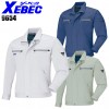 春夏用  長袖ブルゾン メンズジーベック XEBEC 9654