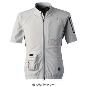 【2024春夏新作】 I'Z FRONTIER 冷却ペルチェ専用アウター 半袖ワークジャケット(単品) 作業服 春夏用  メンズ 104 アイズフロンティア 作業着 S-4L