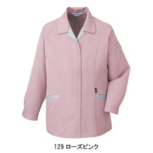 作業服秋冬用 自重堂Jichodo 80305 エコ低発塵 帯電防止素材 スモック 低発塵 ポリエステル100％ レディース