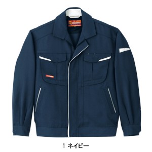 作業服秋冬用 桑和SOWA 9443 長袖ブルゾン 帯電防止 ポリエステル100％