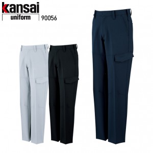 作業服 大川被服 KANSAI UNIFORM  カーゴパンツ K9005 90056 メンズ 秋冬用 作業着 帯電防止 70- 120