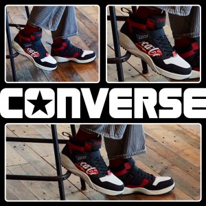 CONVERSE 安全靴・安全スニーカー 紐 ハイカット おしゃれ 耐滑 メンズ rs-ps-cc コンバース RUN 'N SLAM PS Coca-Cola 26-28cm