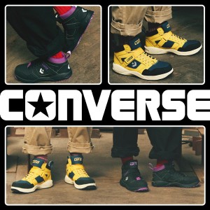 コンバース CONVERSE 安全靴・安全スニーカー 紐 ハイカット おしゃれ 耐滑 男性 RS-PS-Z 喜多 25-28cm