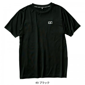 【2023秋冬新作】 D.GROW 半袖Tシャツ 春夏・秋冬兼用（オールシーズン素材） メンズ dg811 クロダルマ 作業服 作業着 M-3L