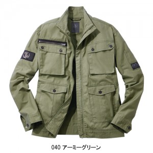 作業服 自重堂 Jawin  ストレッチ長袖ジャンパー 57500 メンズ レディース 春夏用  作業着 ストレッチ SS- 5L