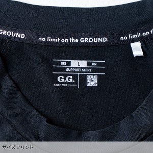 【2024春夏新作】 G.GROUND 長袖サポートシャツ シーズン 男性 8335-40 桑和 インナー 作業服 作業着 S-4L