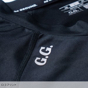 【2024春夏新作】 G.GROUND 長袖サポートシャツ シーズン 男性 8335-40 桑和 インナー 作業服 作業着 S-4L