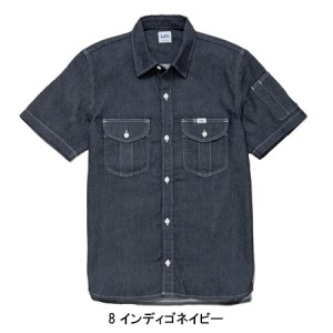 春夏・秋冬兼用(オールシーズン)  ワーク半袖シャツLee workwear  lws46002