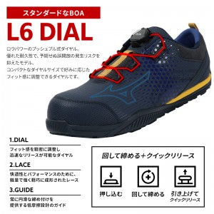 MIZUNO 安全靴・安全スニーカー BOA ローカット おしゃれ 耐滑 耐油 メンズ f1ga2413 ミズノ 限定カラー ALMIGHTY TDII51L BOA 25-29cm