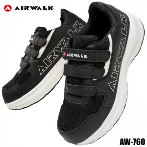 AIRWALK 安全靴・安全スニーカー マジック ローカット 軽い 男性 AW-760 エアウォーク 25-28cm