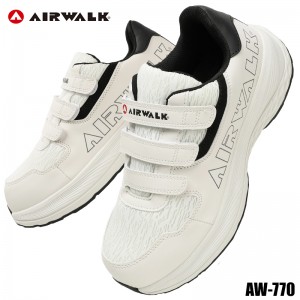 AIRWALK 安全靴・安全スニーカー マジック ローカット 軽い 男性 AW-770 エアウォーク 25-28cm